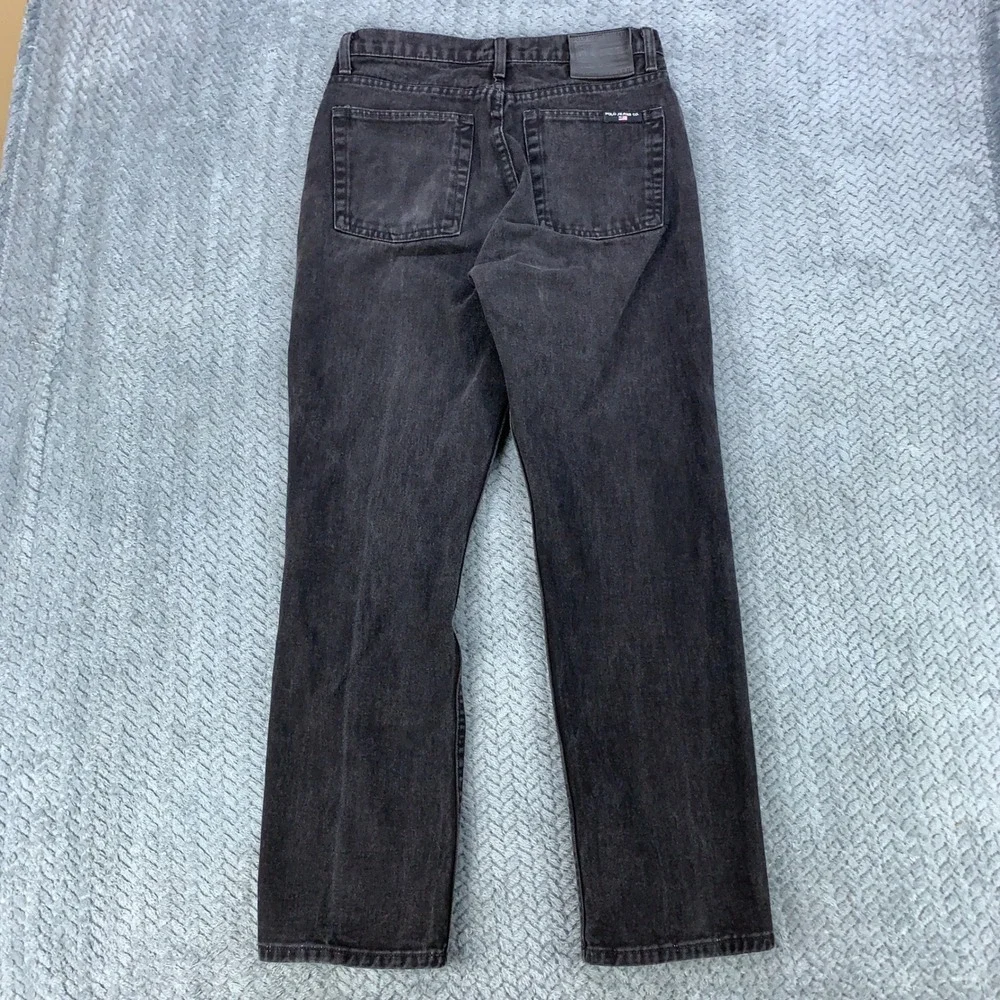 Polo Jeans Co. Relaxed Jeans Mens 31x30 Black Vintage Y2K Straight Leg Denim